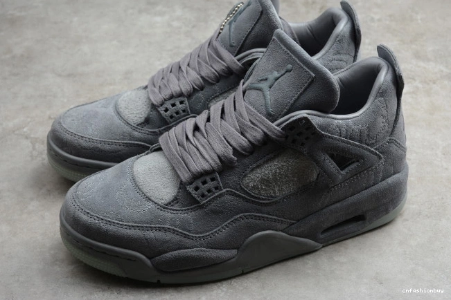 x KAWS Air 930155-003 Grey Cool Jordan 4 1218